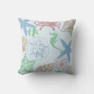 Beachy Throw Pillow