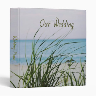 Beachy Wedding Binder