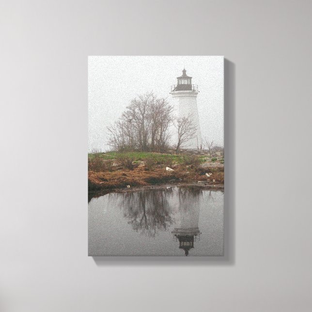 Beacon in the Fog Canvas Print (Front)