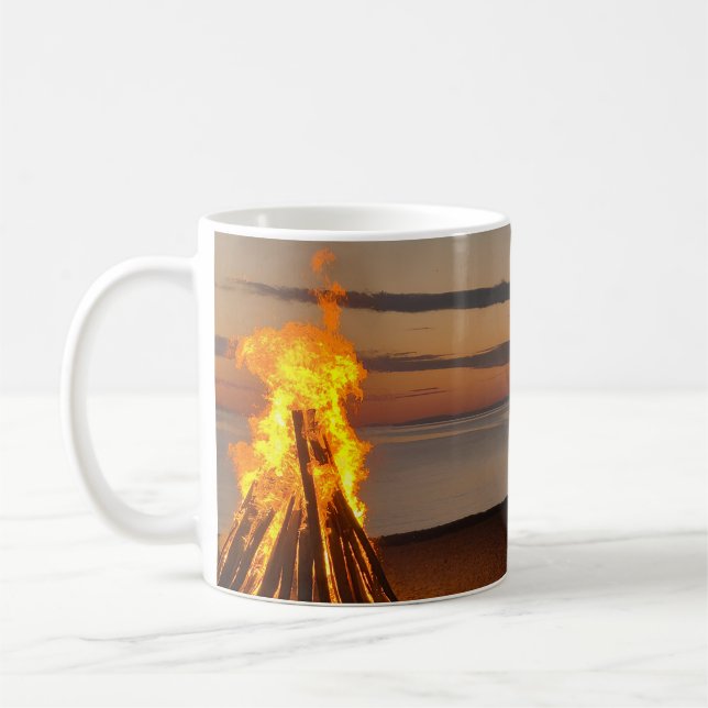 Beacon on the Beach  Coffee Mug (Left)