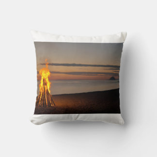 Beacon on the Beach  Throw Pillow