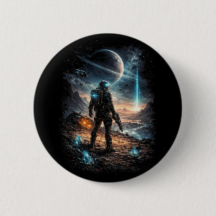 Beacon on the Distant World 2 Inch Round Button