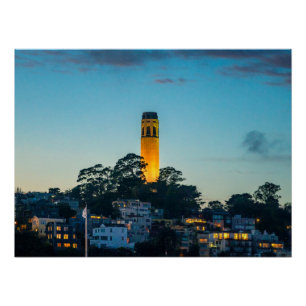  Beacon Over the Bay Poster