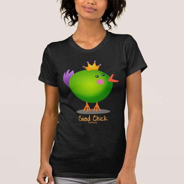 Bead Chick - Green T-Shirt (Front)