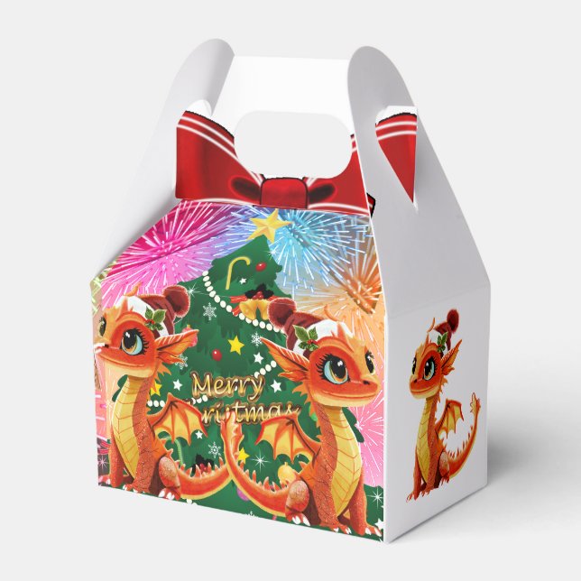 Bead Dragon  Favor Box (Front Side)