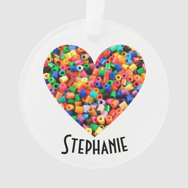 Bead Lover Ornament (Front)