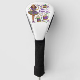 Bead Princess - Mardi Gras Golf Head Cover