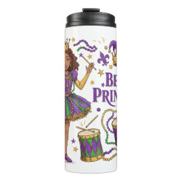 Bead Princess - Mardi Gras Thermal Tumbler