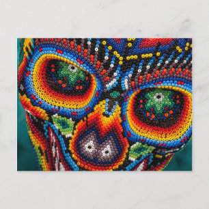 Bead Skull Eyes Postcard