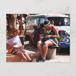 Bead Workers Postcard