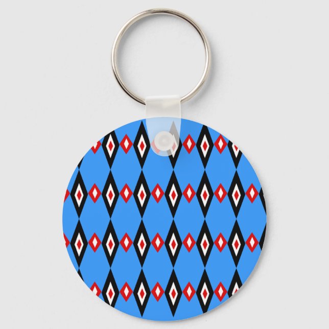 Beaded Diamonds Keychain (Front)