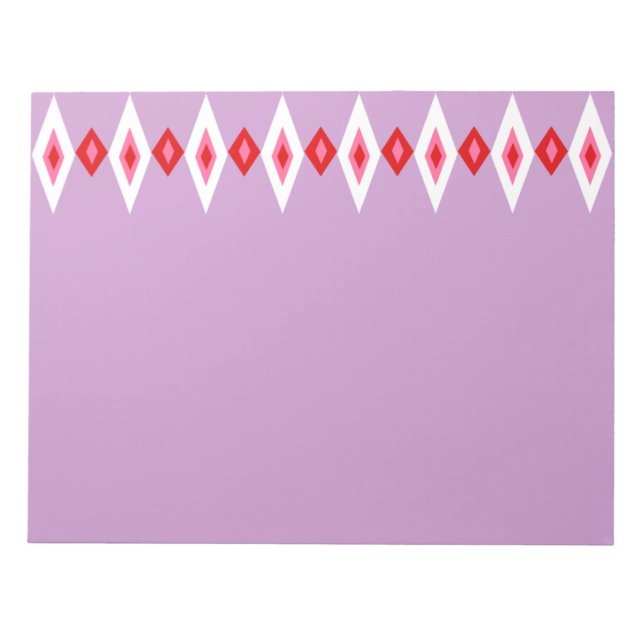 Beaded Diamonds Notepad (Front)