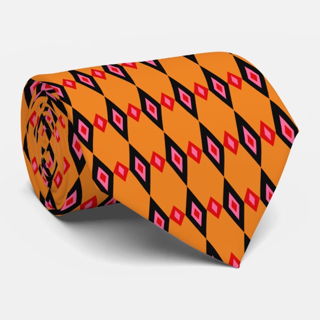 Beaded Diamonds Tie (Rolled)