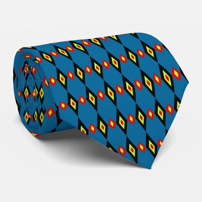 Beaded Diamonds Tie (Rolled)