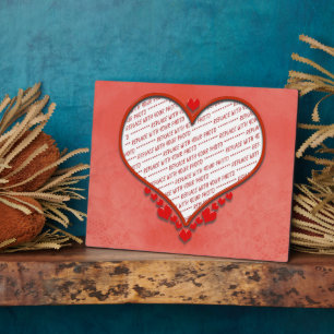 Beaded Heart Photo Frame