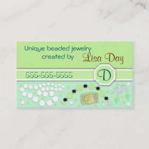Beaded Jewellery Business Card