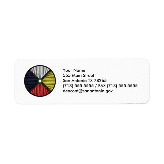 Beaded Medicine Wheel (Front)