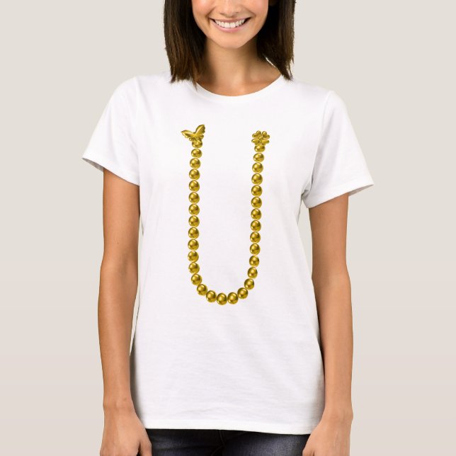 Beaded Necklace T-Shirt (Front)