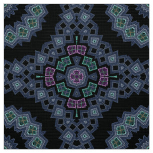 Beaded pattern fabric