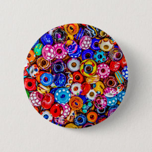 Beads 2 Inch Round Button
