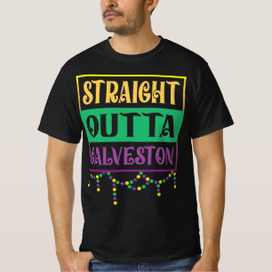 Beads Blings Happy Mardi Gras Day Straight Outta G T-Shirt