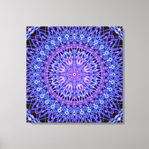 Beads of Light Mandala Canvas Print