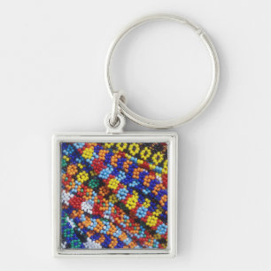Beadwork, Melmoth, Kwazulu-Natal, South Africa Keychain