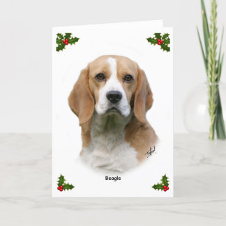 Beagle 9Y313D-038 Holiday Card