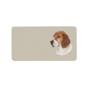 Beagle Address Label