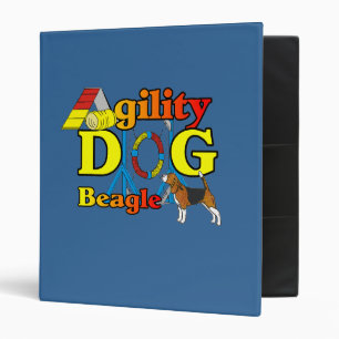 Beagle Agility Gifts Binder