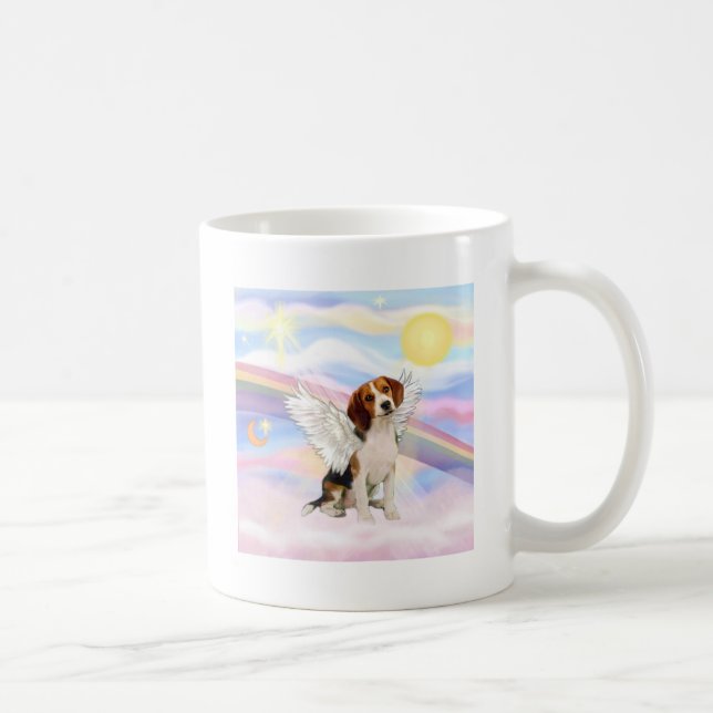 Beagle Angel Coffee Mug (Right)