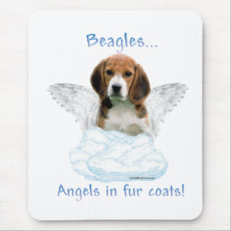Beagle Angel Mouse Pad