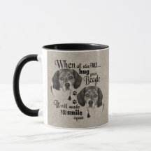 Beagle art when everything fails quote