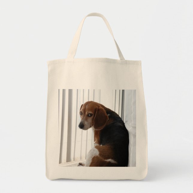 beagle attitude tote bag (Front)