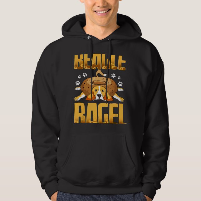 Beagle  Beagle Bagel For Dog   Hoodie (Front)