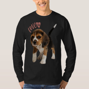 Beagle Beagles Love Is Dog Mom Dad Puppy Pet Cute T-Shirt