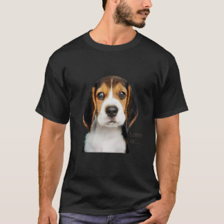 Beagle Beagles Love Is Dog Mom Dad Puppy Pet Cute  T-Shirt