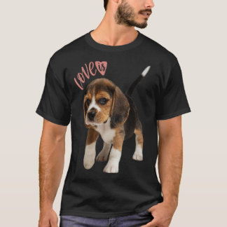 Beagle Beagles Love Is Dog Mom Dad Puppy Pet Cute  T-Shirt