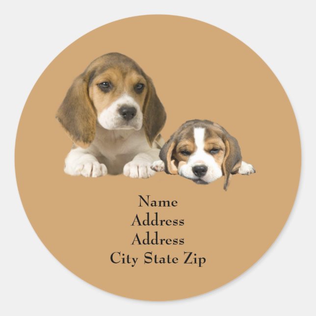 Beagle Buddies Address Label (Front)