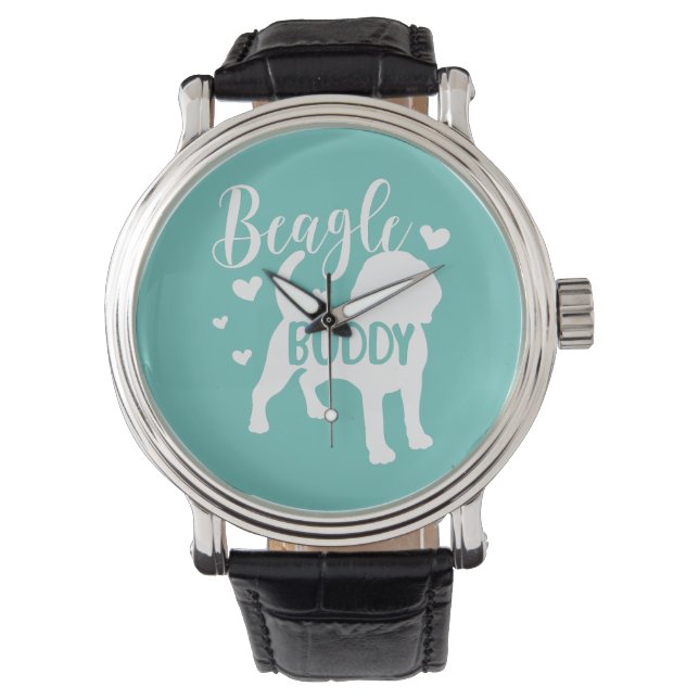 Beagle Buddy/ Beagle Mom/ Beagle Dad/ Beagles Love Watch (Front)
