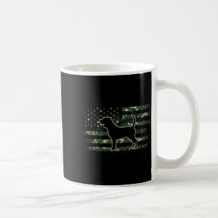 Beagle Camouflage American Flag USA Dog Lover Coffee Mug