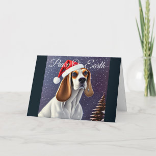 Beagle, Carte de vacances de Noël