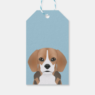Beagle cartoon gift tags