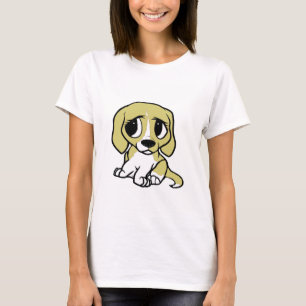 beagle cartoon lemon white T-Shirt