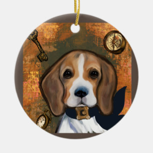 Beagle    ceramic ornament