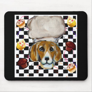 Beagle Chef Mouse Pad