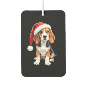 Beagle Christmas Dog Long Sleeve T-Shirt Air Freshener