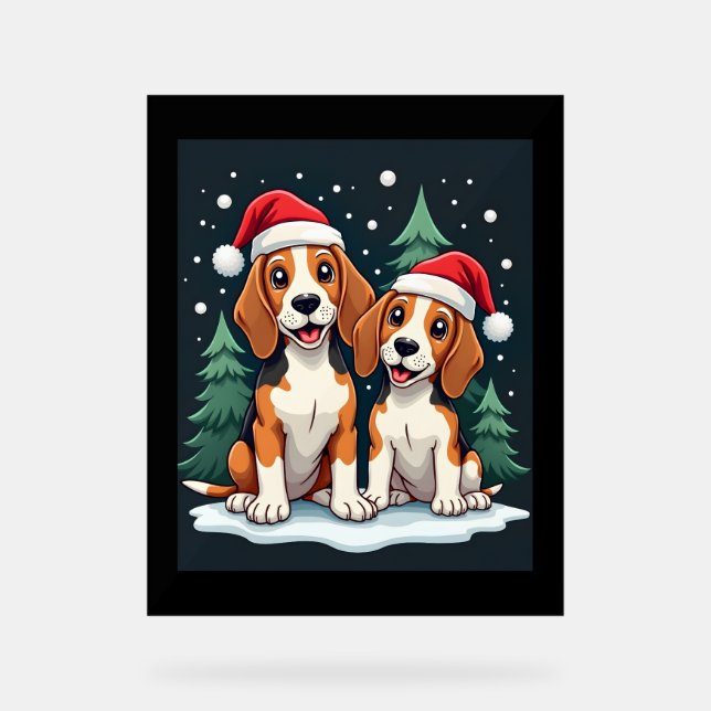 Beagle Christmas Dog Owner Xmas Holiday Pajama Lon (Recto)