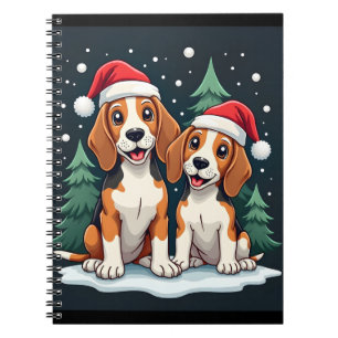 Beagle Christmas Dog Owner Xmas Holiday Pajama Lon Notebook