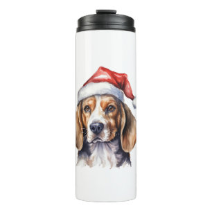 Beagle Christmas Dog  Thermal Tumbler